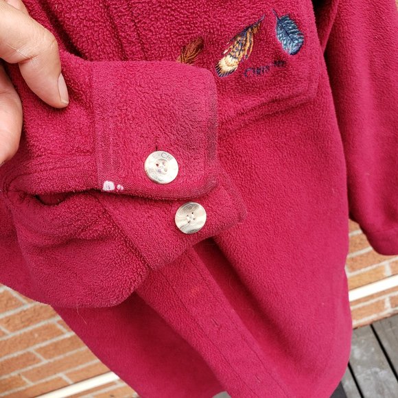 Vintage Fleece Button Down Sweater - Picture 6 of 8